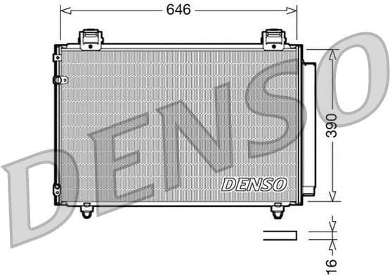 Condenser, air conditioning DCN50024