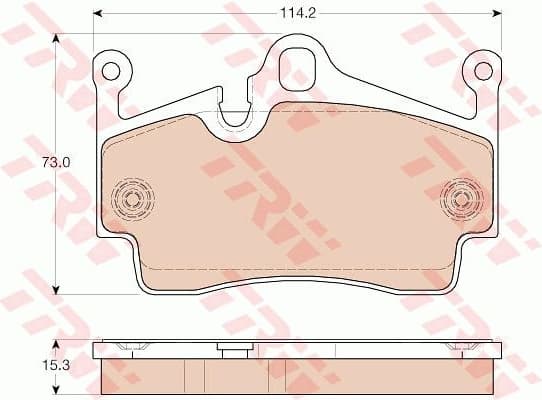 Brake Pad Set, disc brake GDB1961