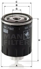 Fuel Filter WK718/2