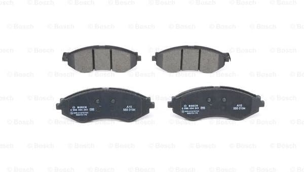 Brake Pad Set, disc brake 0986494343 - image 3