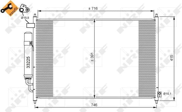 Condenser, air conditioning EASY FIT 35867 - image 2