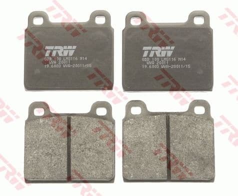 Brake Pad Set, disc brake COTEC GDB100 - image 2