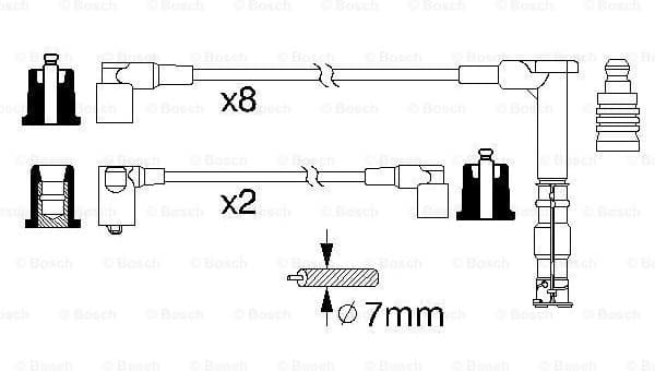 Ignition Cable Kit 0986356315 - image 5