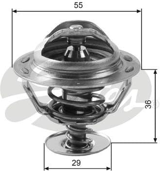 Thermostat, coolant TH12283G1