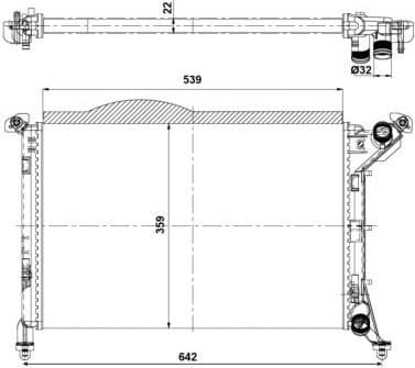 Radiator, engine cooling 53969 - image 6