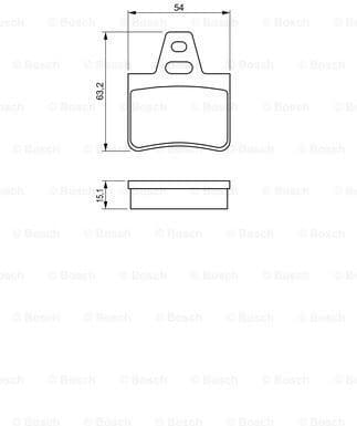 Brake Pad Set, disc brake 0986460958 - image 7