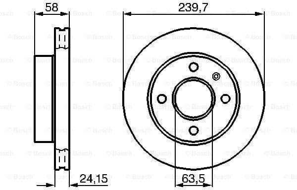 Brake Disc 0986478148 - image 2