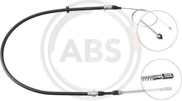 Cable Pull, parking brake K12058