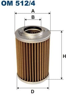 Hydraulic Filter, automatic transmission OM512/4