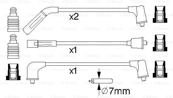 Ignition Cable Kit 0986356988 - image 5