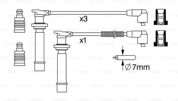 Ignition Cable Kit 0986357239 - image 5