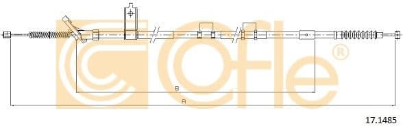 Cable Pull, parking brake 17.1485