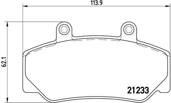 Brake Pad Set, disc brake PRIME LINE P86006
