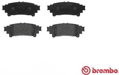 Brake pads rear, Top Quality P83132 - image 2