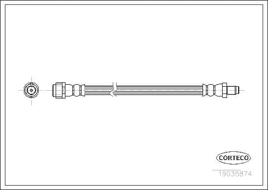 Brake Hose 19035874 - image 2