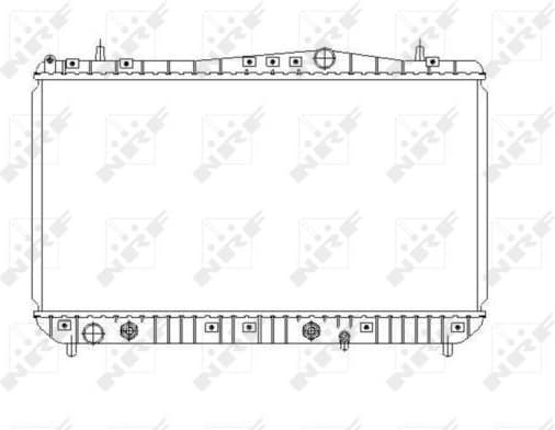 Radiator, engine cooling 53385