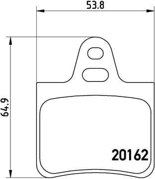 Brake Pad Set, disc brake PRIME LINE P61037
