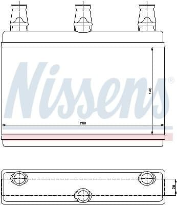 Heat Exchanger, interior heating 70522