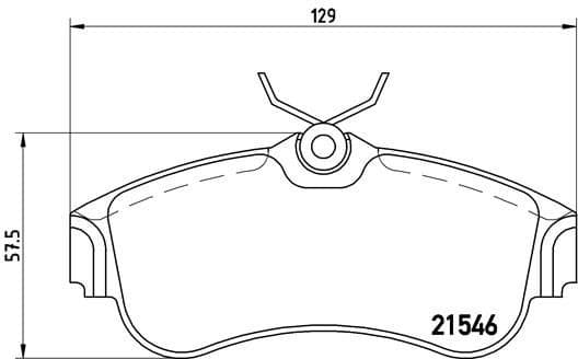 Brake Pad Set, disc brake PRIME LINE P56022