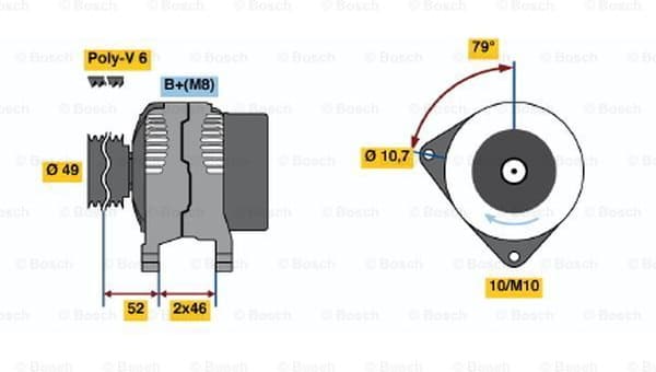 Alternator 0986048911