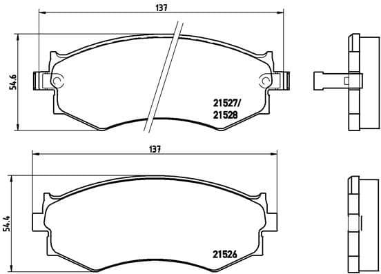 Brake Pad Set, disc brake PRIME LINE P30002