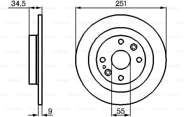 Brake Disc 0986478701 - image 2