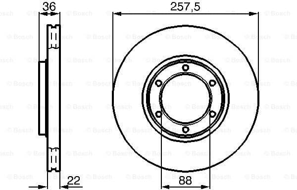 Brake Disc 0986478596 - image 2