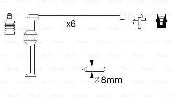 Ignition Cable Kit 0986356870 - image 5