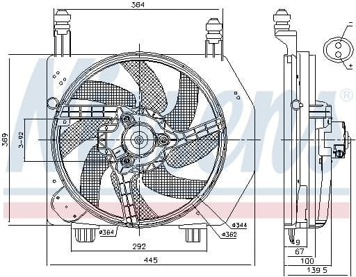 Fan, engine cooling 85172