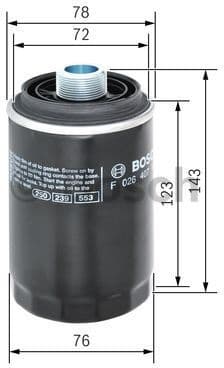 Oil Filter F026407179 - image 5