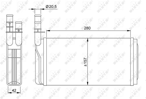 Heat Exchanger, interior heating 58931