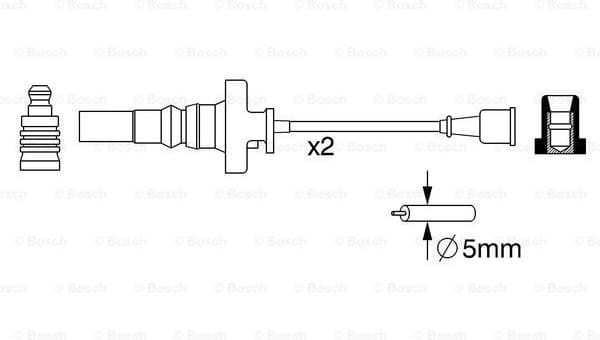 Ignition Cable Kit 0986357273 - image 5