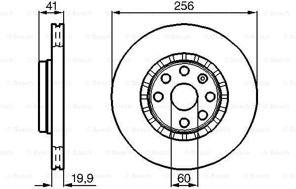 Brake Disc 0986478535