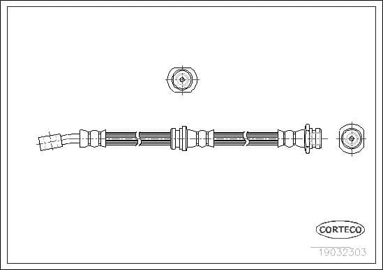Brake Hose 19032303