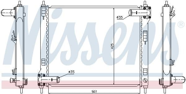 Radiator, engine cooling 67370 - image 2