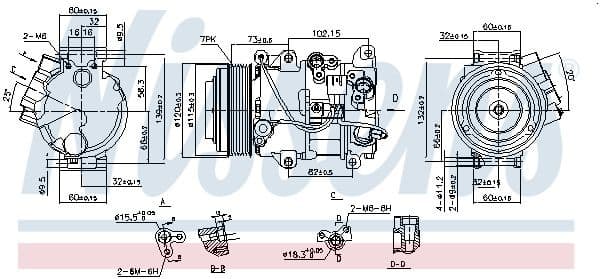 Compressor, air conditioning ** FIRST FIT ** 890141