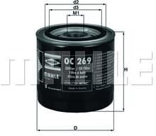 Filter oil OC269 - image 2