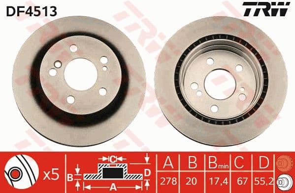 Brake Disc DF4513