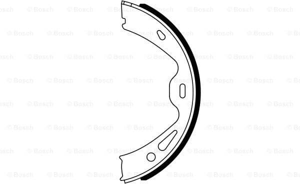 Brake Shoe Set, parking brake 0986487944 - image 5