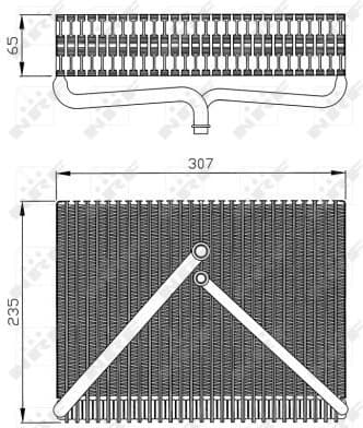 Evaporator, air conditioning EASY FIT 36116