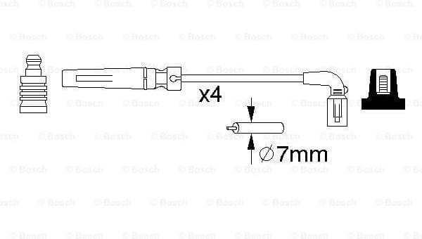 Ignition Cable Kit 0986356987 - image 5