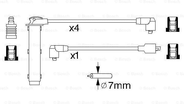 Ignition Cable Kit 0986356748 - image 5