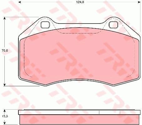 Brake Pad Set, disc brake GDB1606