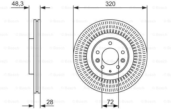 Brake Disc 0986479795