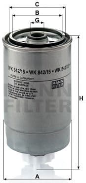 Fuel Filter WK842/15