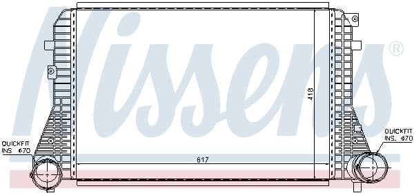 Charge Air Cooler ** FIRST FIT ** 96715