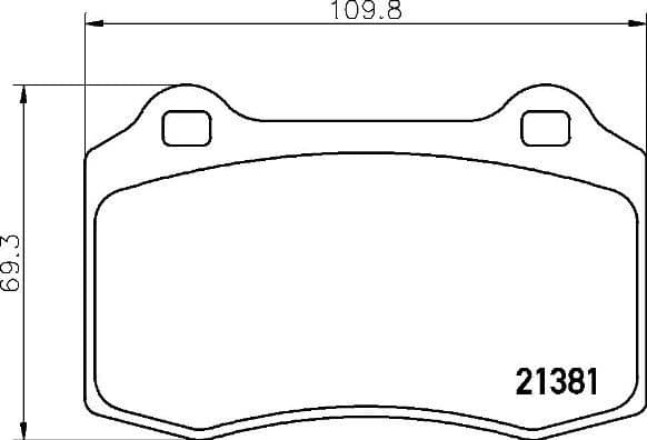 Brake Pad Set, disc brake PRIME LINE P36020