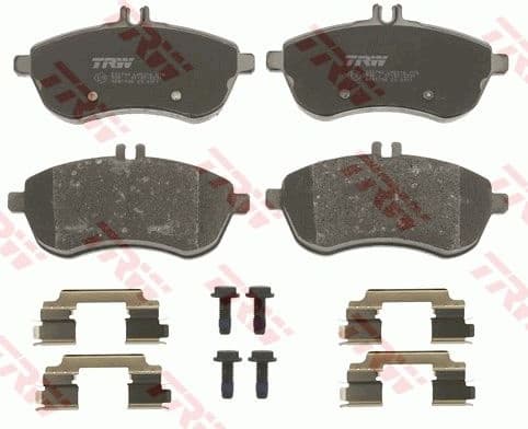 Brake pads front, Top Quality GDB1736 - image 2