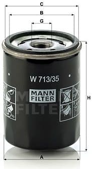 Oil Filter W713/35