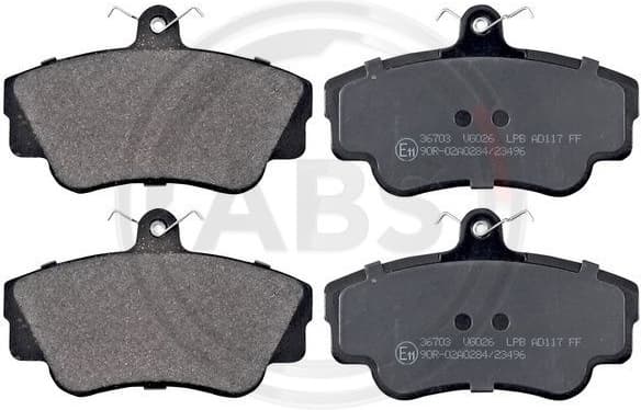 Brake Pad Set, disc brake 36703